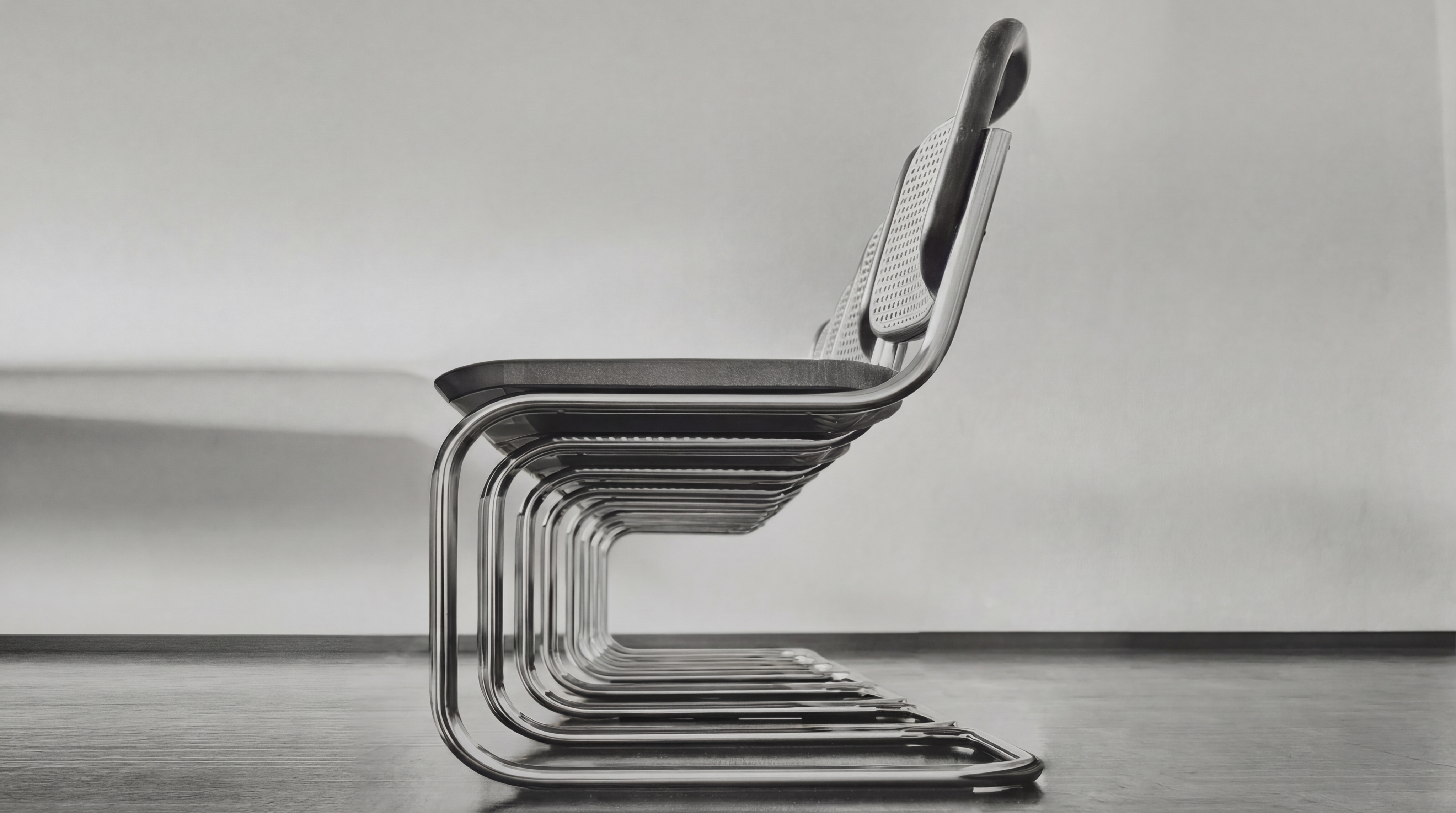 Photo of rows of books in a library with marble busts.